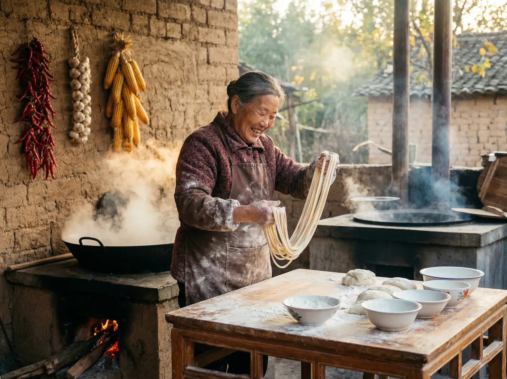 农家大嫂手擀面 - 青榴社区视频在线观看 乡村美食